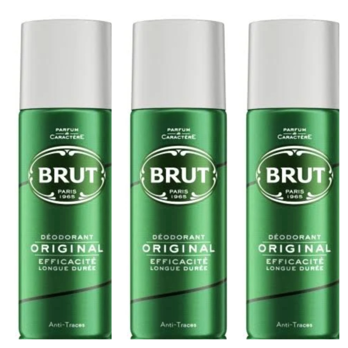 Set 3X Deodorant antiperspirant spray Brut Original, 200 ml [1]