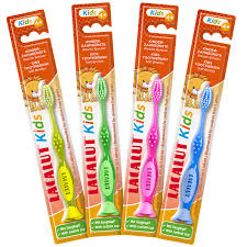 Set 4 Periuțe de dinți Lacalut Kids, 4 ani+, diverse culori [1]