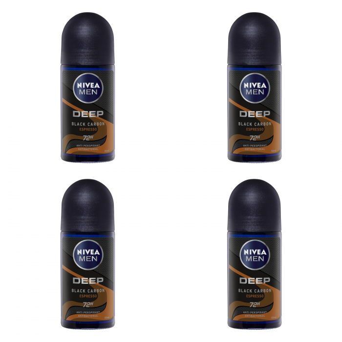Set 4 x deodorant roll-on NIVEA MEN Deep Espresso, 50 ml [1]