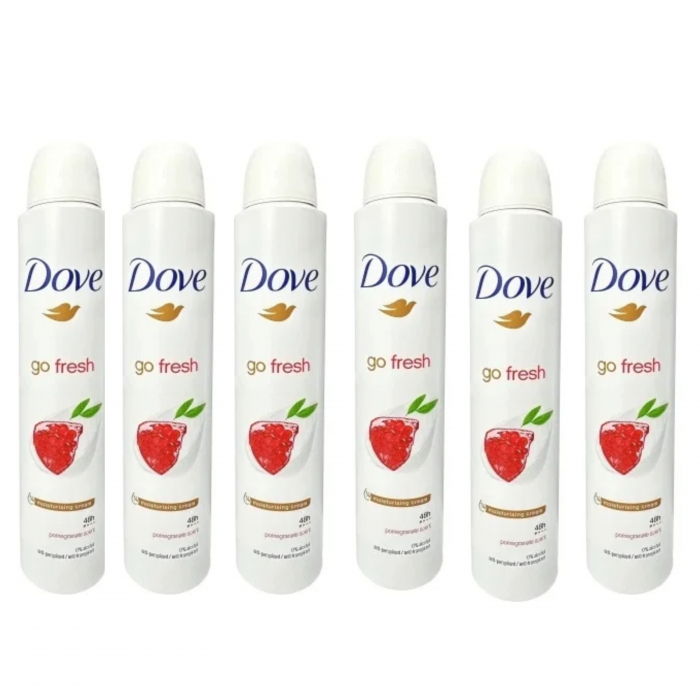 Set 6 x Antiperspirant Dove Go Fresh Pomegranate & Lemon, 48h protectie, 200 ml [1]