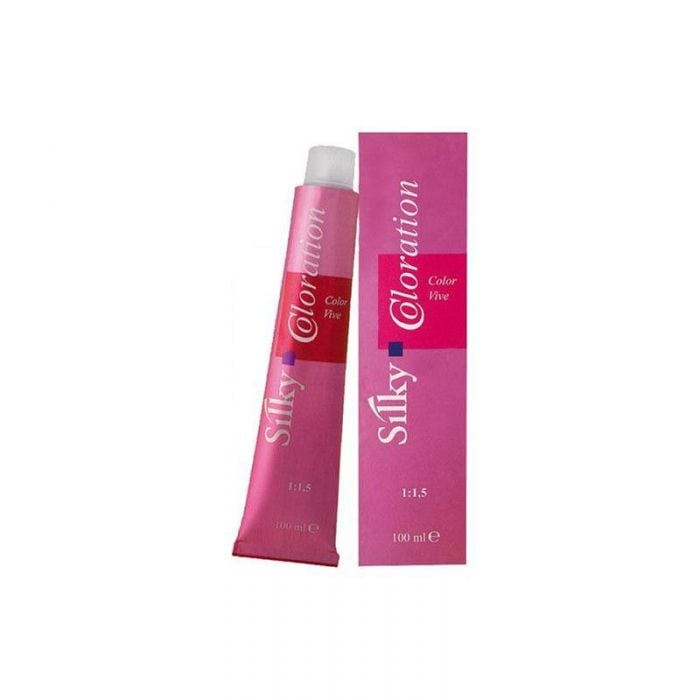 SILKY vopsea de păr profesional 5.11 Maro Deschis Intens Cenusiu 100 ml [1]