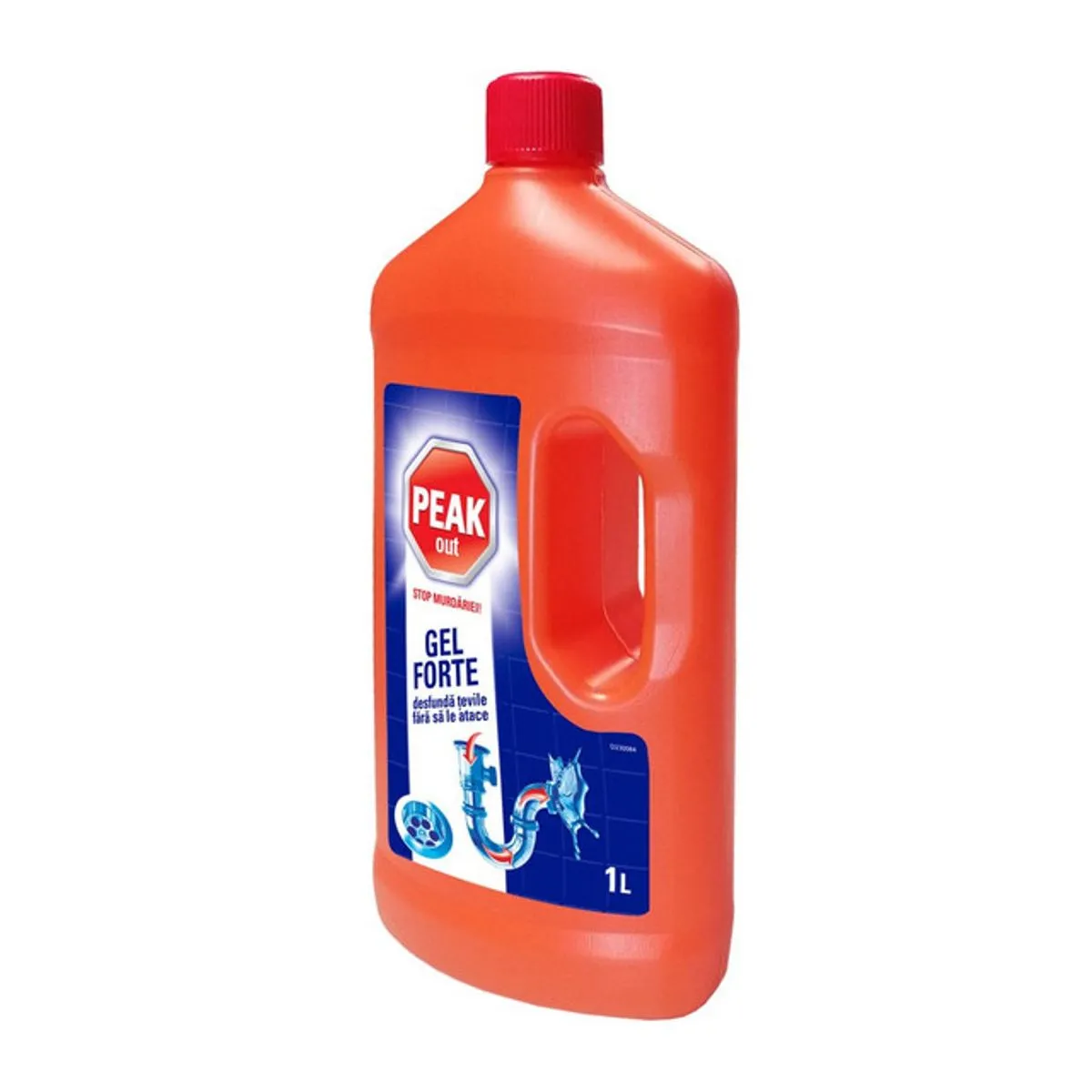 Solutie de desfundat tevi Peak Out Gel Forte, 1 l [2]