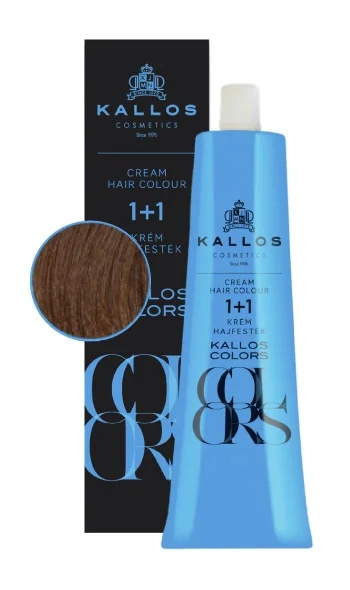 Vopsea de par Kallos Colors 6D, Blond Inchis Tutun, 60 ml [1]