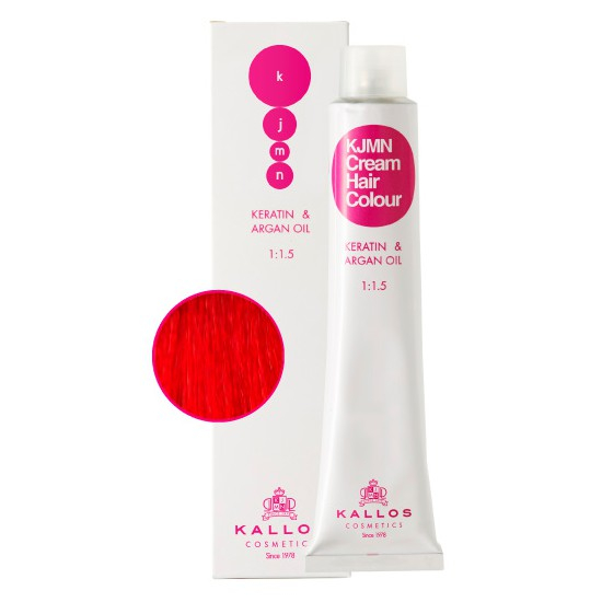 Vopsea de Par Profesionala 066 Mixton Rosu Kallos kjmn 100 ml [2]