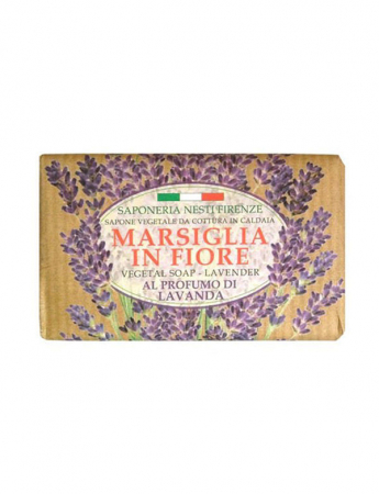 Sapunuri - Sapun solid vegetal cu lavanda Nesti Dante Marsiglia in Fiore, 125 g