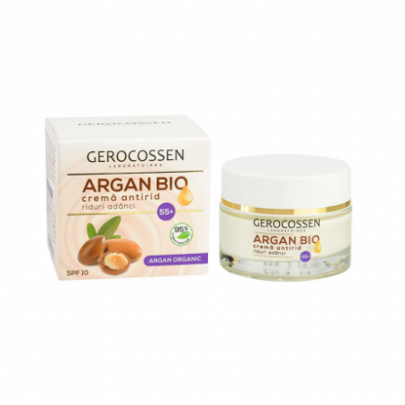 Creme de fata - Crema antirid 55+Gerocossen  Argan Bio 50 ml