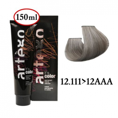 Vopsea de par si oxidant - Vopsea de Par Profesionala 12.111 > 12AAA Artego Super Blond Cenusiu 150 ml