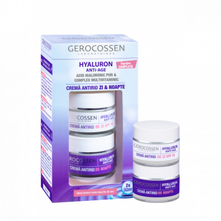 Ingrijire ten - Set Gerocossen  creme antirid Hyaluron Anti-Age - de zi si de noapte 2 x 50 ml