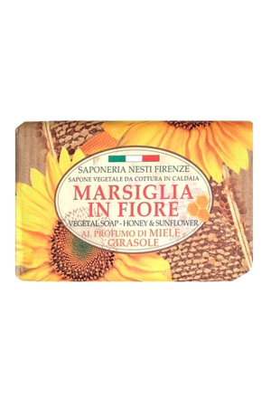 Sapunuri - Sapun solid vegetal cu miere si floarea soarelui Nesti Dante Marsiglia in Fiore, 125 g
