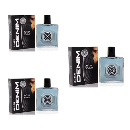After shave - SET 3X Lotiune dupa ras Denim Black 100 ml