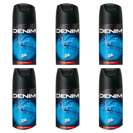 Ingrijire personala & Cosmetice - SET 6X Deodorant spray Denim Original 150 ml