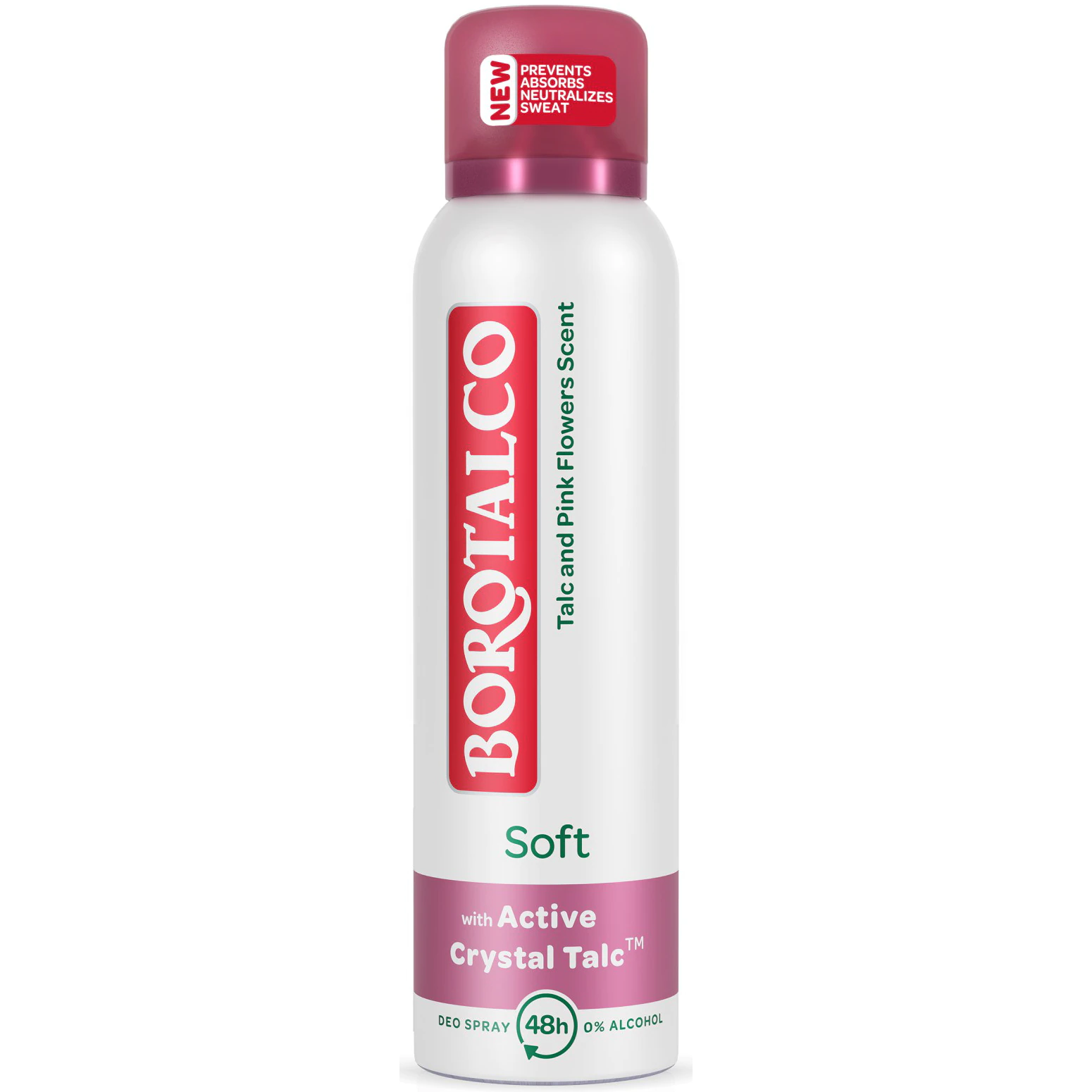 Deodorante si antiperspirante - Deodorant spray Borotalco Soft, 150 ml