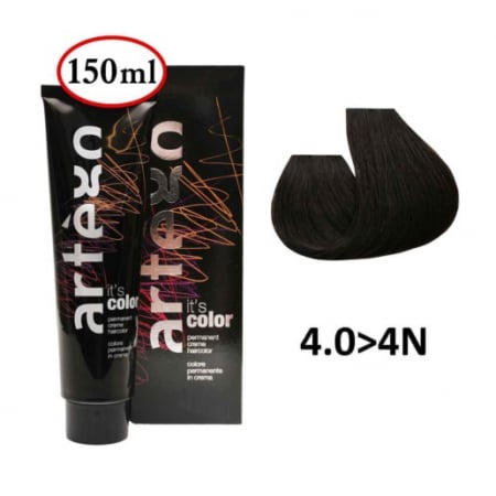 Vopsea de Par Profesionala 4.0>4N Artego Saten Mediu 150 ml