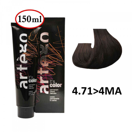 Cosmetice profesionale - Vopsea de Par Profesionala 4.71>4MA Artego Castaniu Cenusiu 150 ml