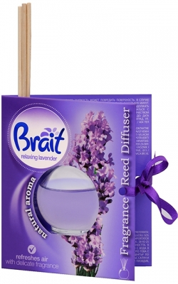 Produse curatare casa si exterior - Odorizant Camera Brait Betisoare Relaxing Lavender 40 ml
