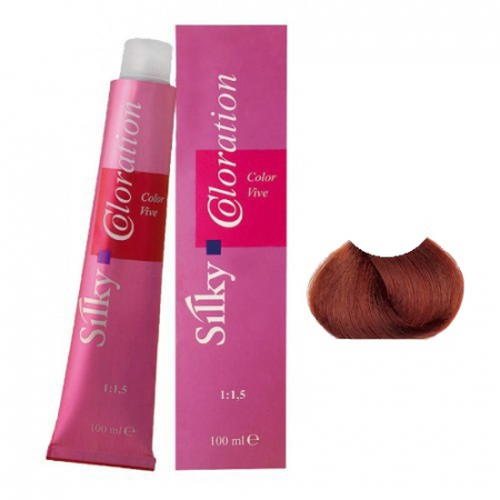 Cosmetice profesionale - Vopsea de Par Profesionala 6.5 Silky Blond Inchis Mahon 100ml