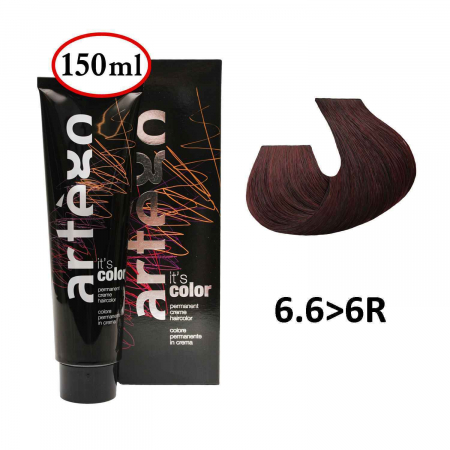 Vopsea de par si oxidant - Vopsea de Par Profesionala 6.6>6R Artego Blond Inchis Rosu 150 ml
