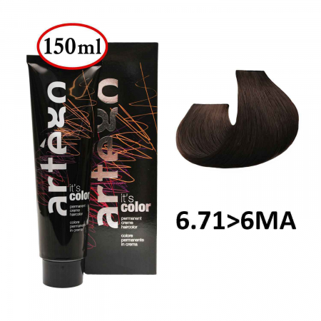 Vopsea de Par Profesionala 6.71>6MA Artego Blond  Inchis Castaniu  Rece 150 ml
