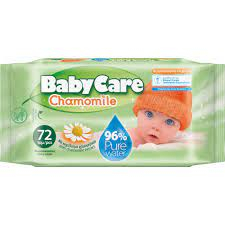Servetele umede - Servetele umede bebelusi BABYCARE Chamomile, 72 buc
