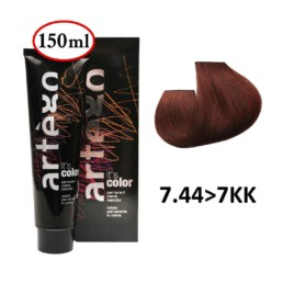 Vopsea de Par Profesionala 7.44>7KK Artego Blond Mediu Aramiu Intens 150ml