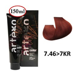 Vopsea de Par Profesionala 7.46>7KR Artego Medium Cooper Red 150 ml