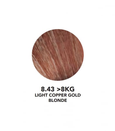 VOPSEA SEMIPERMANENTA (8.43 -8KG  Lighy Copper Gold Blonde ) 100 ml FARA AMONIAC YOU UP2 [1]
