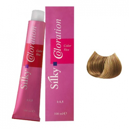Vopsea de par si oxidant - Vopsea de Par Profesionala 8.13 Silky Blond Deschis Irizat 100ml