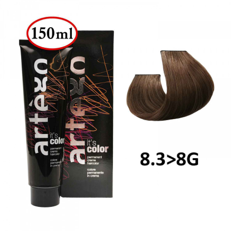 Cosmetice profesionale - Vopsea de Par Profesionala 8.3>8G Artego Blond Deschis Auriu 150 ml