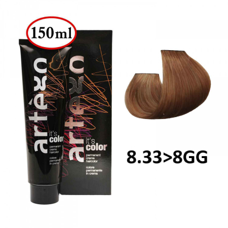 Cosmetice profesionale - Vopsea de Par Profesionala 8.33>8GG Artego Blond Intens Auriu 150 ml
