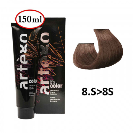 Vopsea de par si oxidant - Vopsea de Par Profesionala 8S>8S Artego Blond Deschis Nisip 150 ml