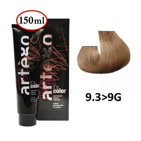 Vopsea de Par Profesionala 9.3>9G Artego Blond Foarte Deschis Auriu 150 ml