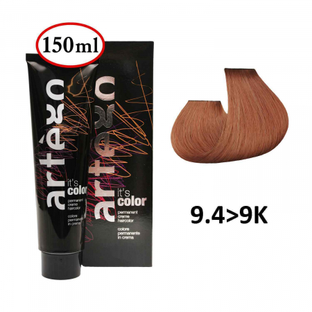 Vopsea de par si oxidant - Vopsea de Par Profesionala 9.4>9K Artego Blond Foarte Deschis Aramiu 150 ml