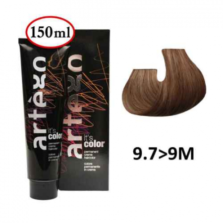 Vopsea de par si oxidant - Vopsea de  Par Profesionala 9.7>9M Artego Blond Foarte Deschis Aramiu 150 ml