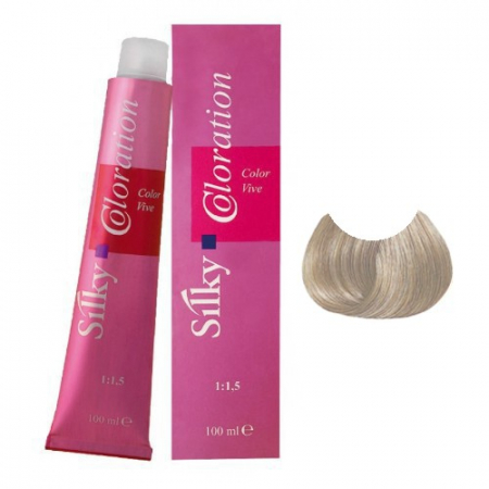 Cosmetice profesionale - Vopsea de Par Profesionala 90.01 Silky  Blond Argintiu 100 ml