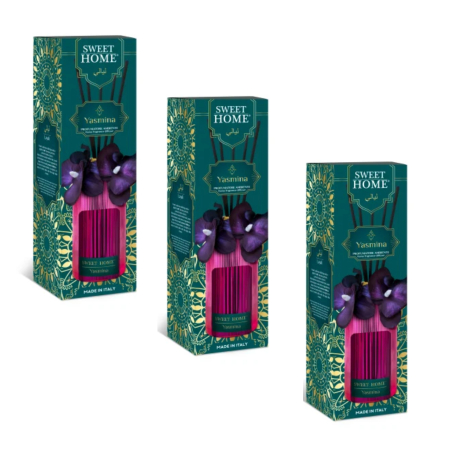Parfum Casa - SET 3X Odorizante de camera Arabesc cu betisoare, Yasmina, 200ml