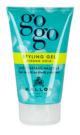 Ceara de par si gel - Gel de păr  Kallos GoGo cu ținută puternică 125 ml