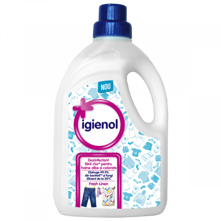 Spalare si intretinere rufe - Dezinfectant lichid haine Igienol 1,5 L Fresh Linen