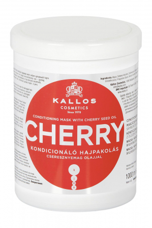 Tratamente si masca de par - Mască de păr Tratament Cherry cireşe  Kallos 1000 ml