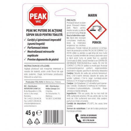 Odorizant wc Peak Putere de Actiune Marin 45 gr [1]