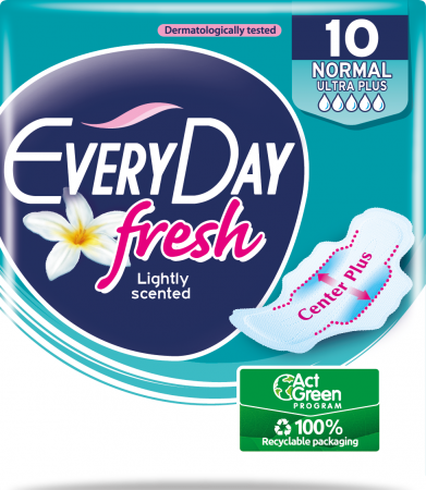 Tampoane si absorbante - Absorbante Everyday Fresh Normal, 10 buc