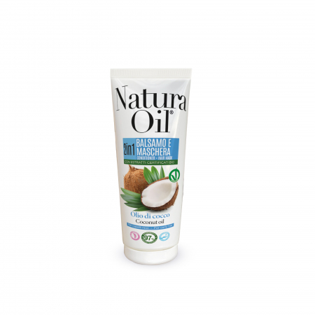 Ingrijire personala & Cosmetice - Balsam/masca 2 in 1 cu ulei de cocos pentru parul cret, 200 ml