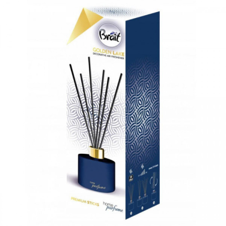 Parfum Casa - Betisoare parfumate Golden Lake, 100 mL, Premium