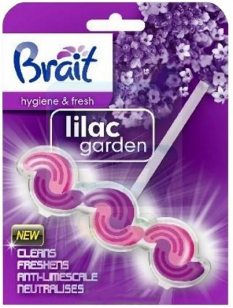 Produse curatare baie - Odorizant Solid Pentru Toaleta Brait Hygiene&Fresh Lilac Garden 45 gr