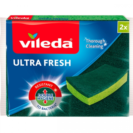 Bureti de vase si lavete - Burete de vase VILEDA Ultra Fresh, 2 bucati/SET