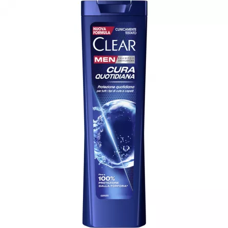 Ingrijire par - CLEAR SAMPON 225 ML MEN CURA QUOTIDIANA SCALP USCAT CU TENDINTA DE MATREATA
