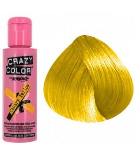 Vopsea de par si oxidant - Vopsea Semipermanenta 49 Canary Yellow Crazy Color 100ml