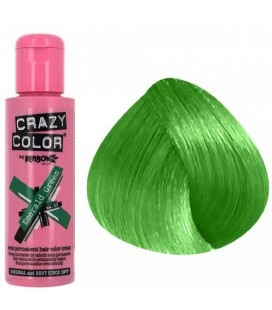 Vopsea de par si oxidant - Vopsea Semipermanenta 53 Emerald Green Crazy Color 100ml
