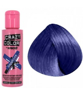 Vopsea de par si oxidant - Vopsea Semipermanenta 72 Sapphire Crazy Color 100 ml