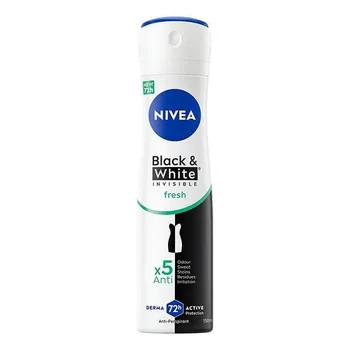 Deodorante si antiperspirante - Deodorant antiperspirant 48h Nivea Black&White FRESH 200 ml