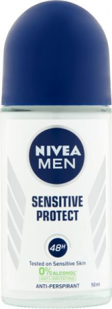 Deodorante si antiperspirante - Deodorant roll-on Nivea Men Sensitive Protect, 50 ml